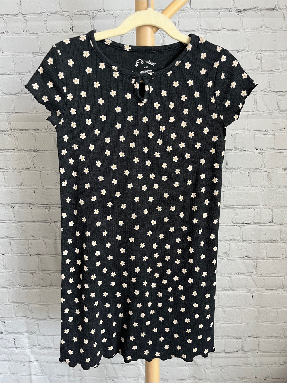 ⭐️⭐️ PICK 5 / $20 Art Class Girls Black Dress with White Floral Pattern